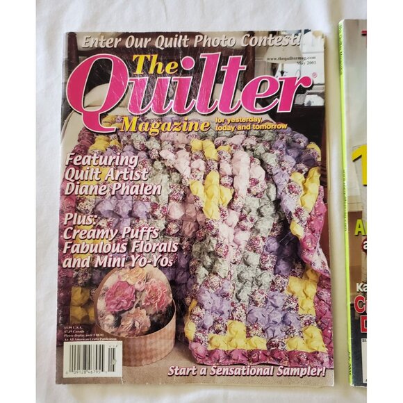 5 Quilting Magazines 3 The Quilter & 2 $100000 Quilting Challenge Lot 2001-2006 - Picture 2 of 10